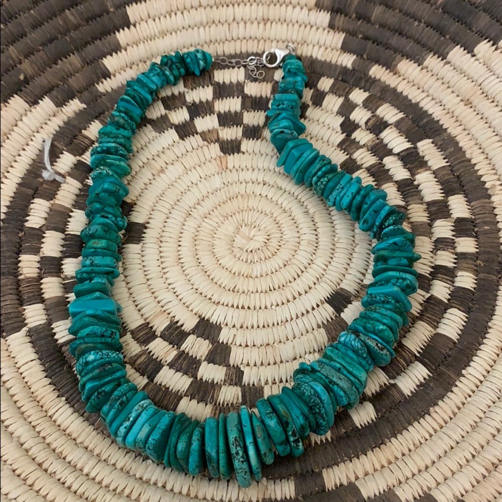 Chunky turquoise necklace